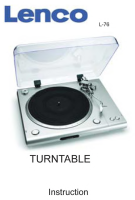 Lenco L76-2 - Owners Manual 